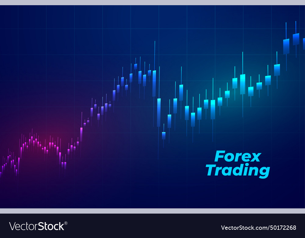 Stock market graph background buy and sell concept