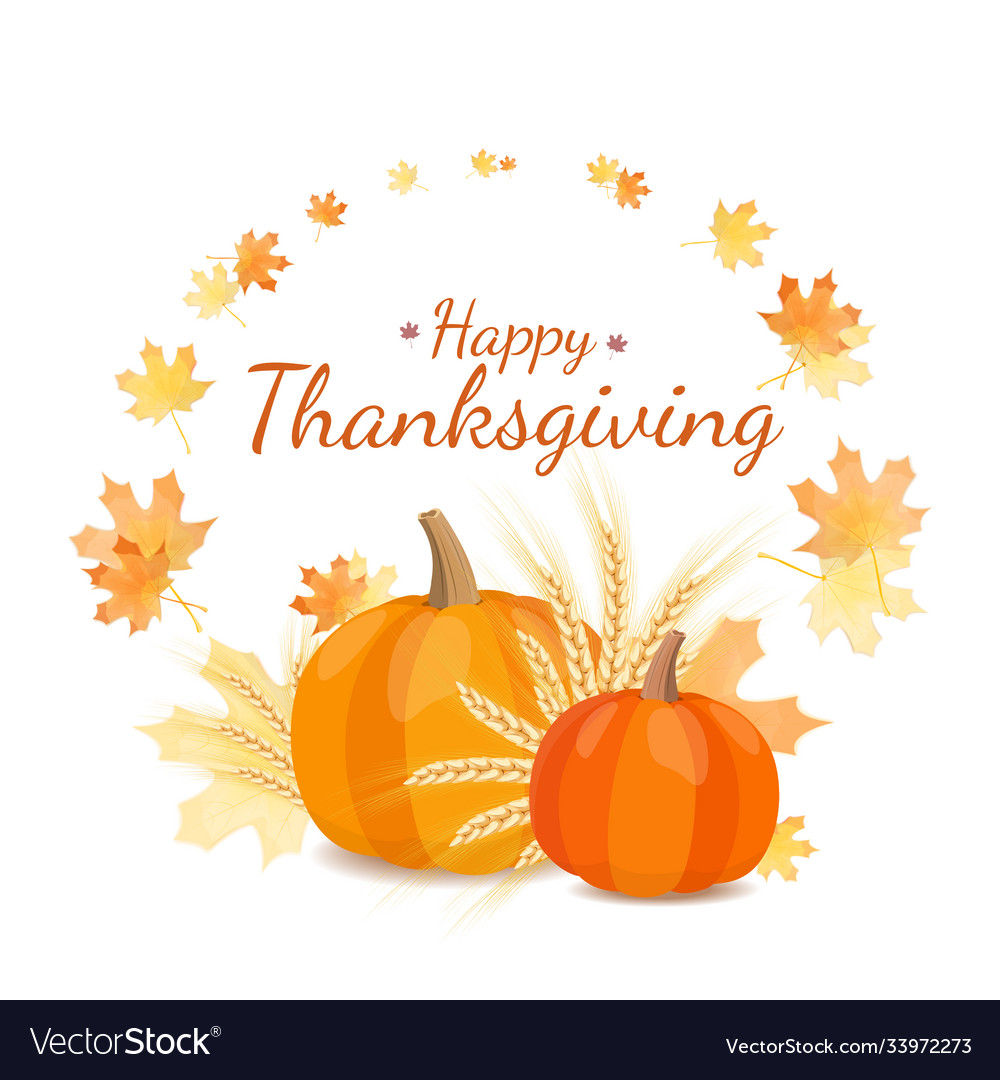 Thanksgiving day Royalty Free Vector Image - VectorStock