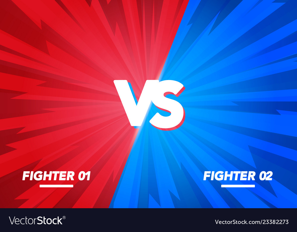 Vs background for fight battle or sport Royalty Free Vector