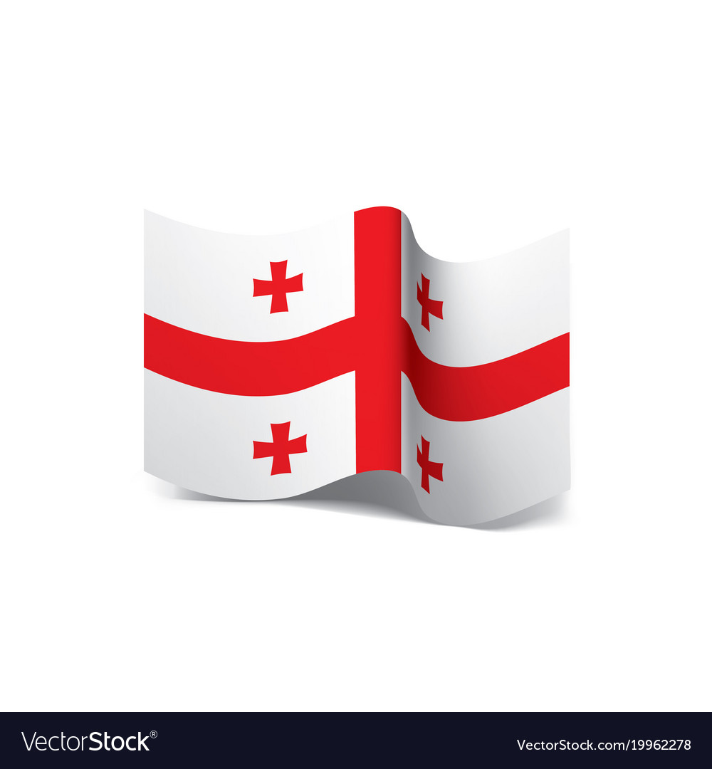 Georgia Flag Royalty Free Vector Image - Vectorstock