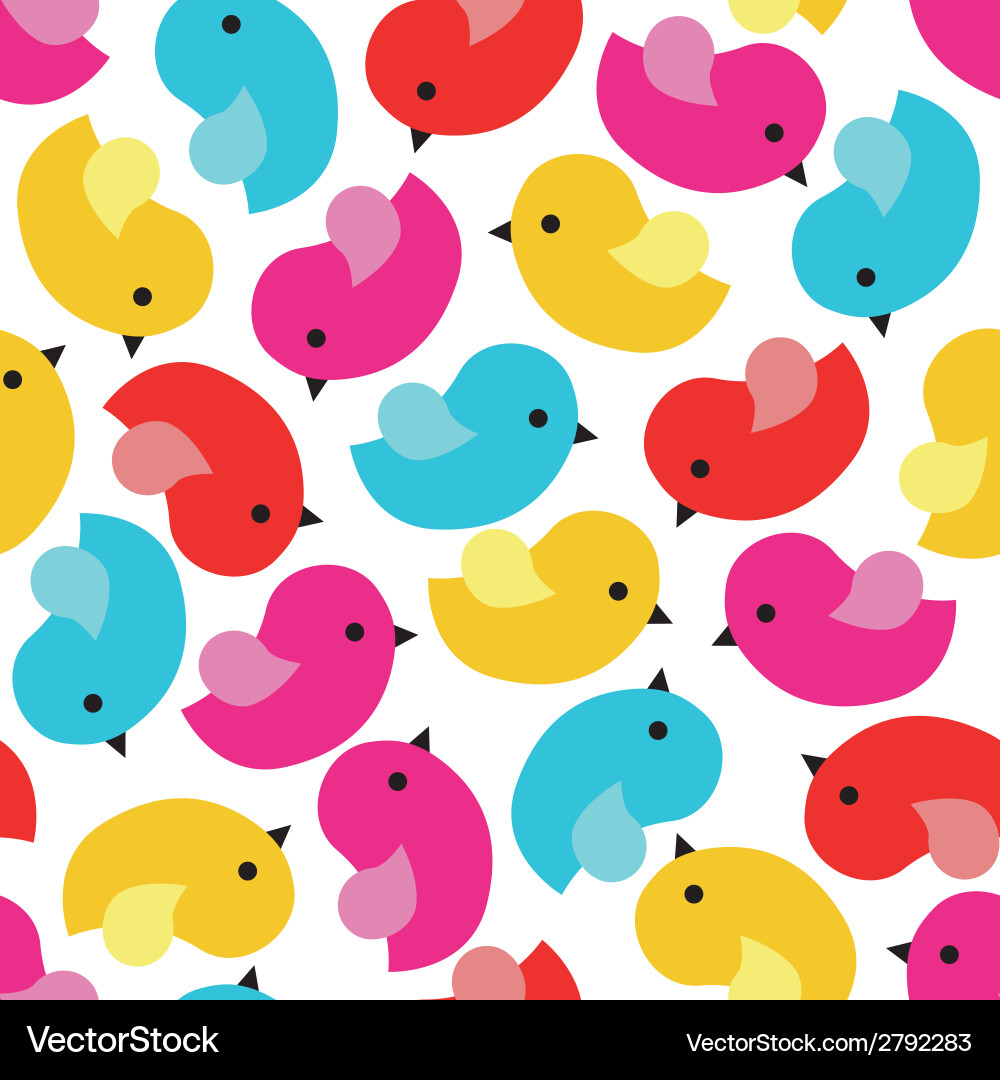 Birds seamless pattern Royalty Free Vector Image