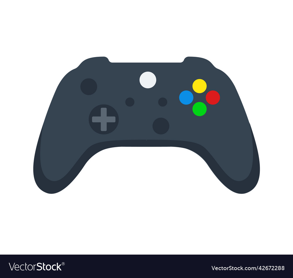 Joystick gamepad game console or game controller Vector Image