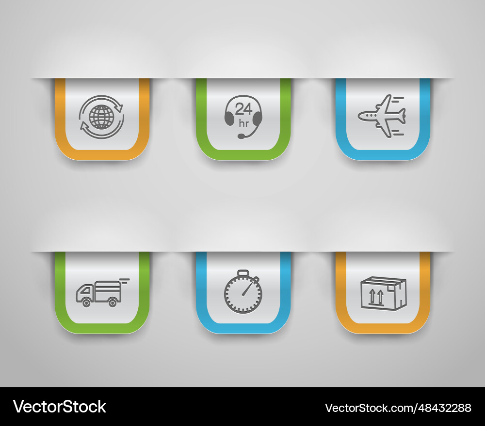 Logistic icon Royalty Free Vector Image - VectorStock