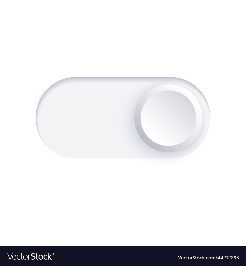 Toggle button icon Royalty Free Vector Image - VectorStock