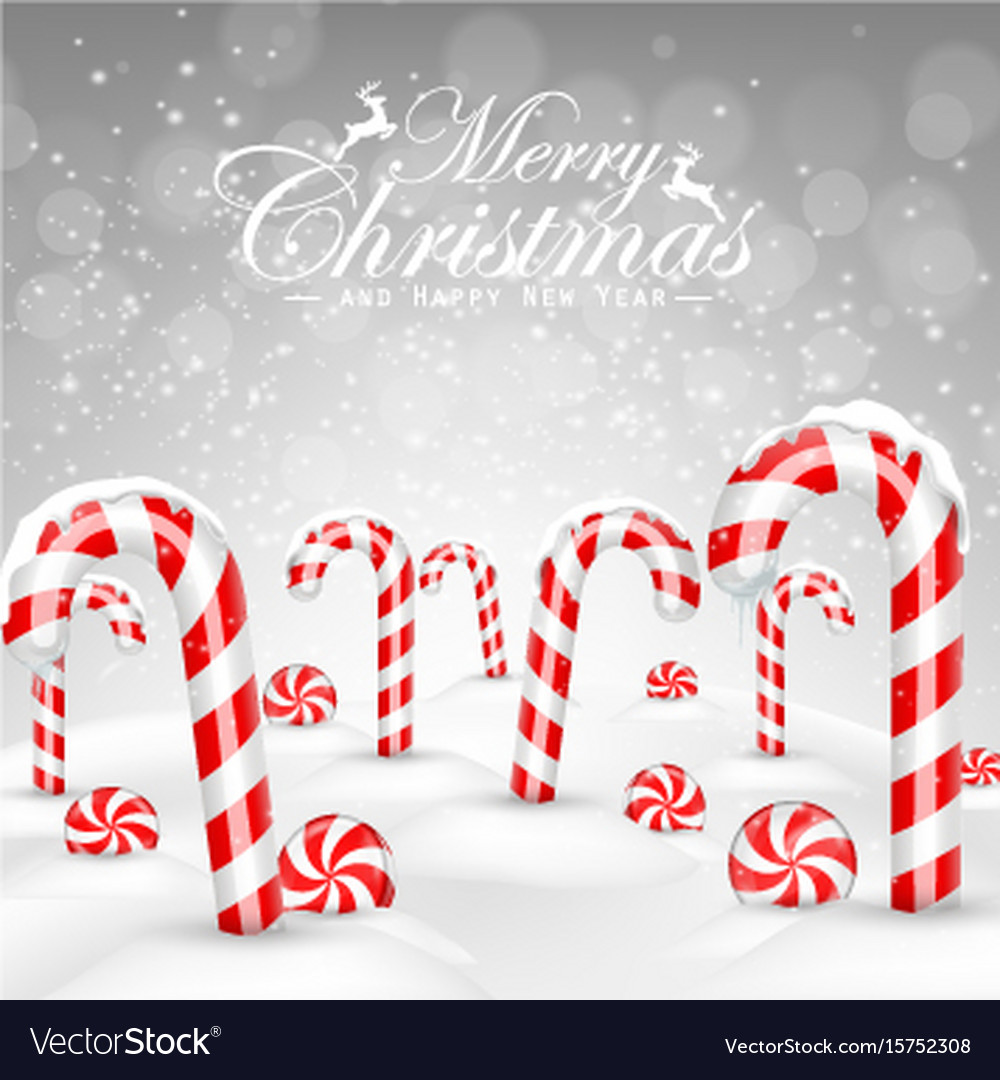 Christmas background with decorative baubles Vector Image