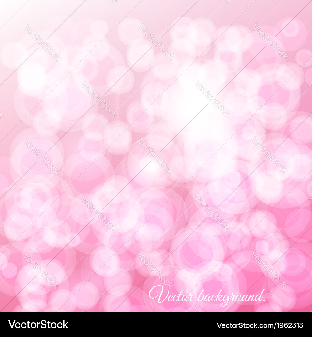 Abstract bokeh background Royalty Free Vector Image