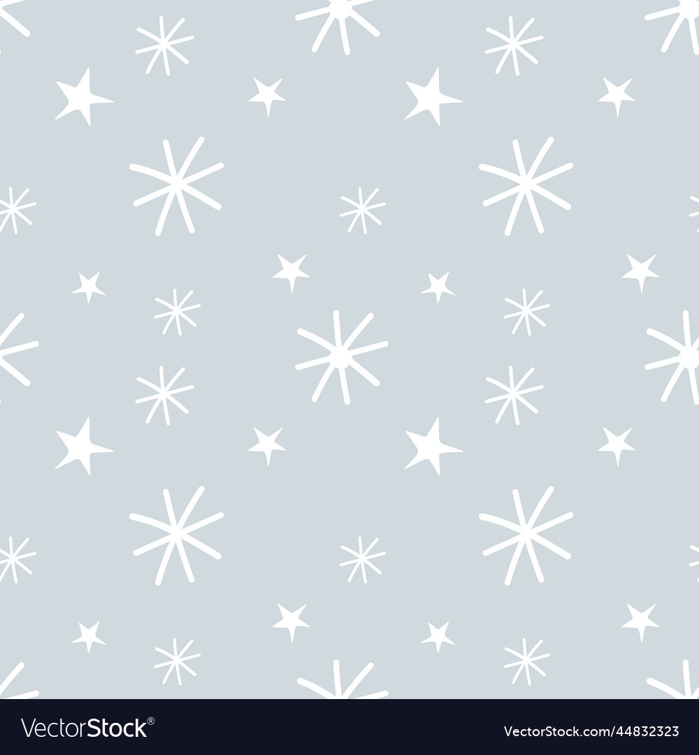 Christmas seamless pattern holiday wrapping paper Vector Image
