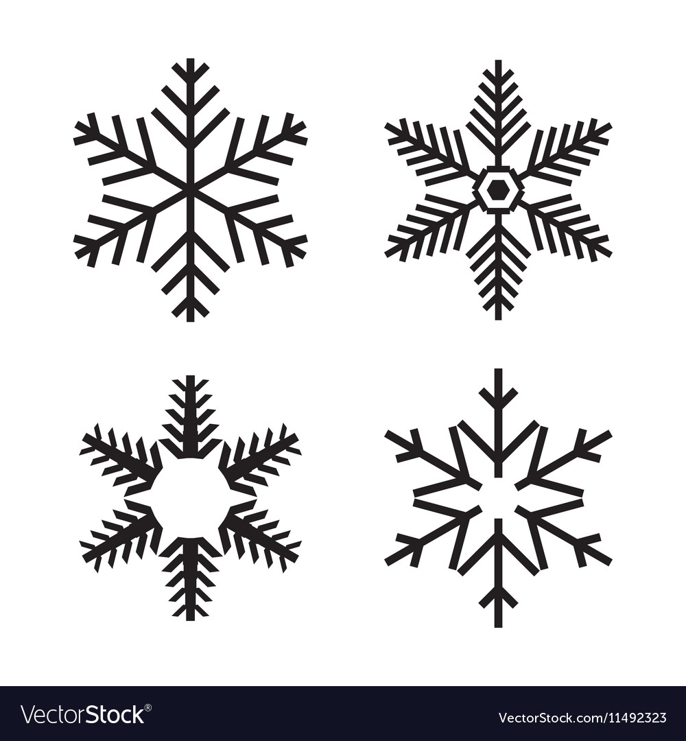 Download Snowflake simple icon isolated on white background