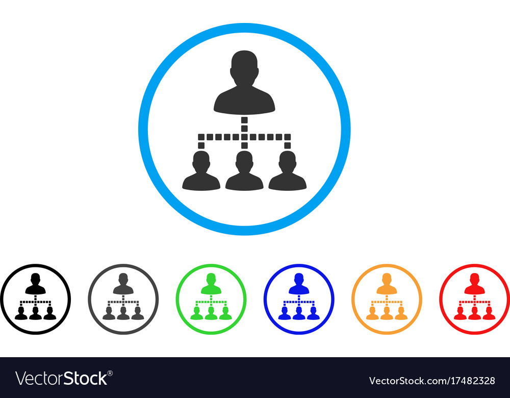 Hierarchy Diagram Color Icon Vector Illustration Stoc - vrogue.co