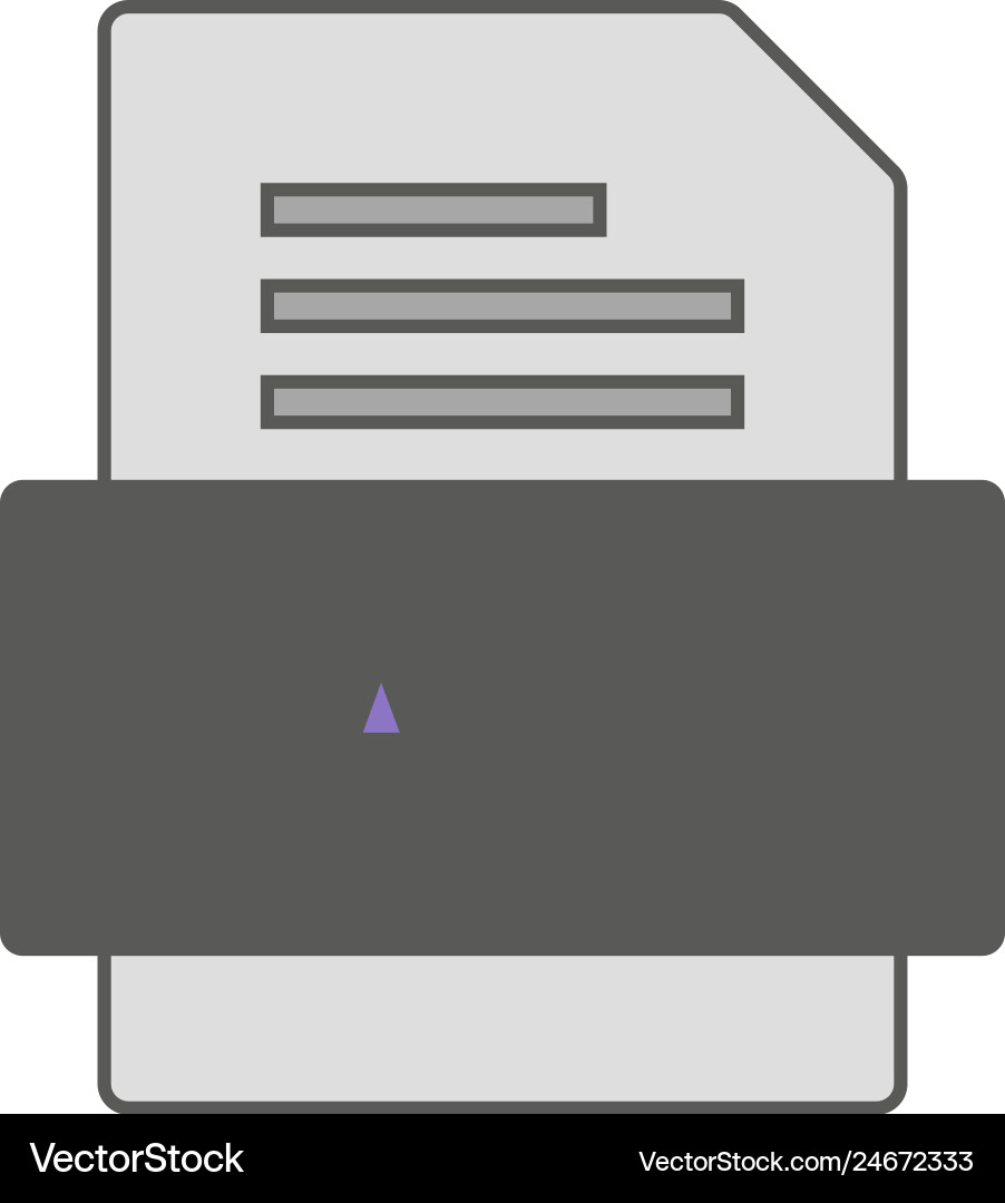 Fact file document icon Royalty Free Vector Image