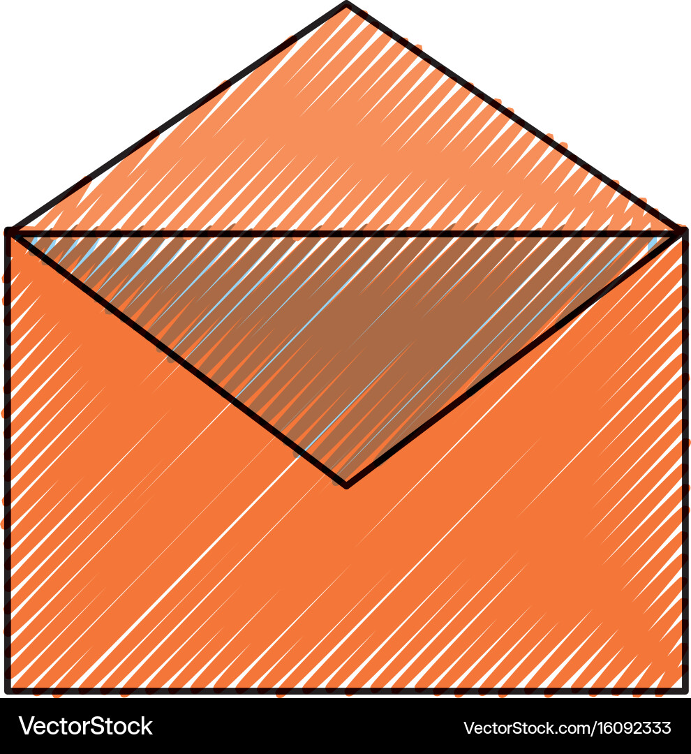 Mail envelope shipping Royalty Free Vector Image