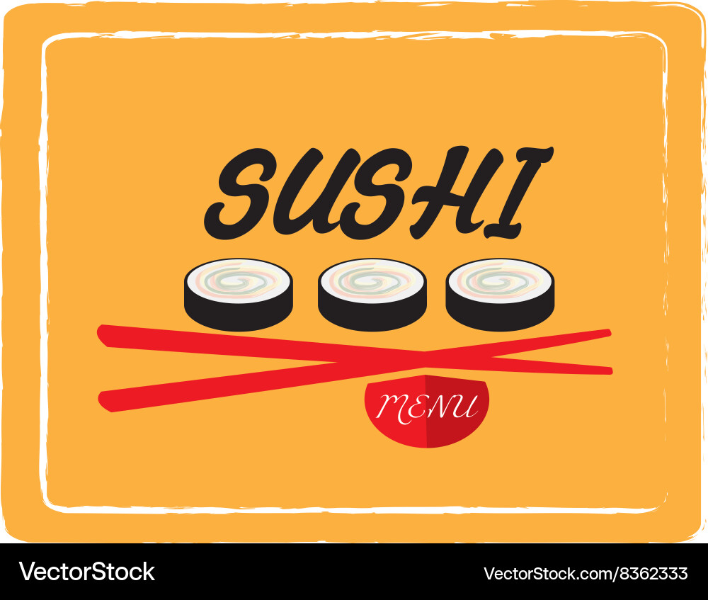 Sushi Royalty Free Vector Image - VectorStock