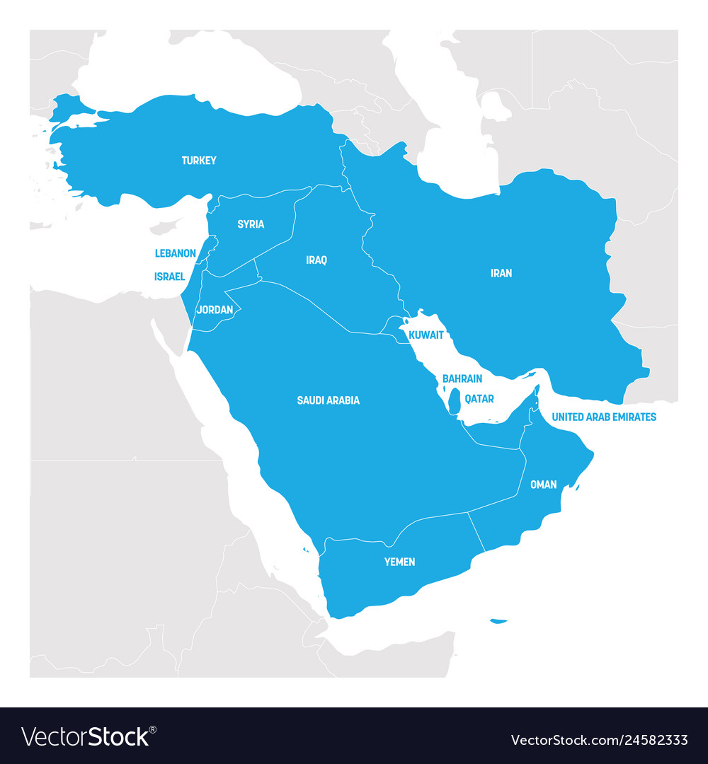 Map Of West Asia Countries Innovative Outstanding Superior - Map Of ...