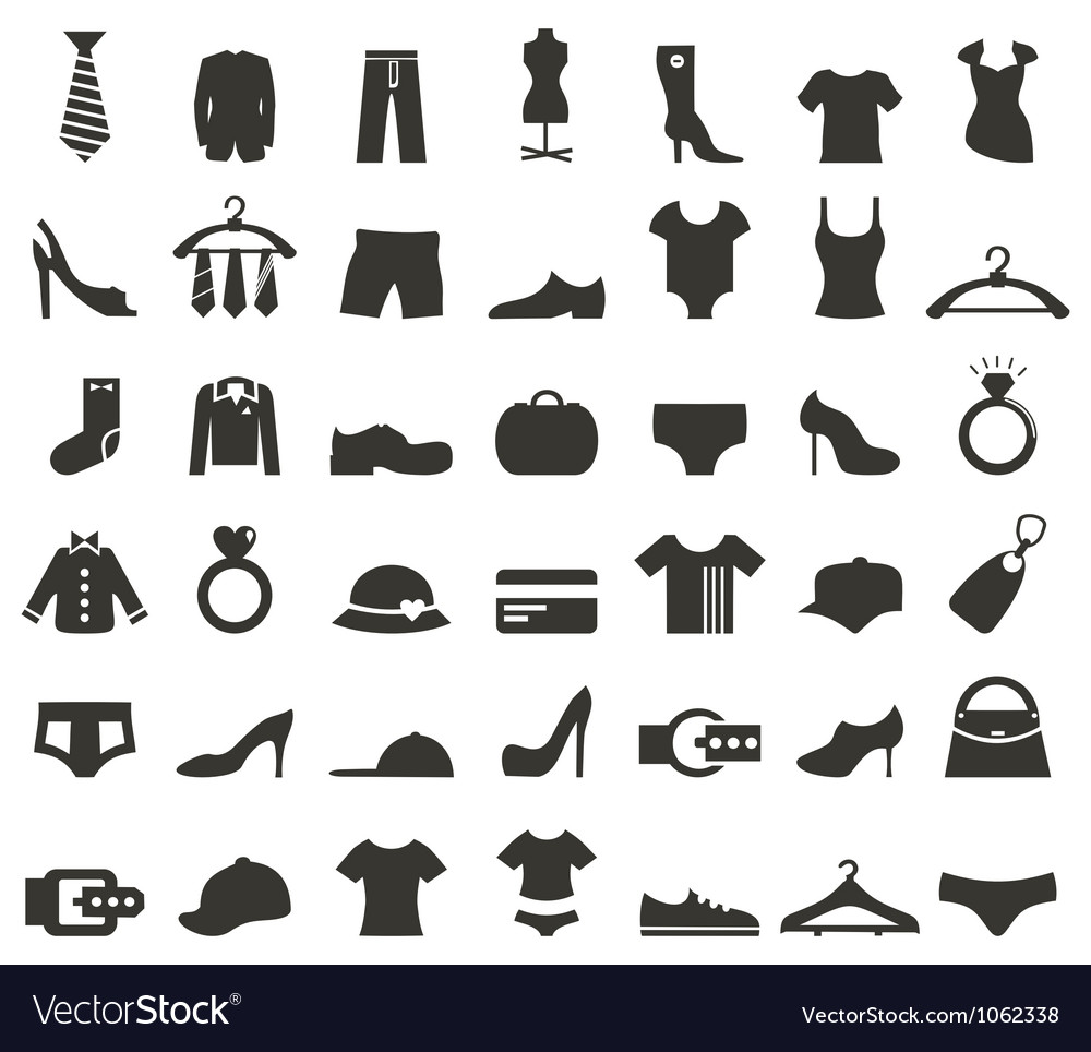 Clothes icon Royalty Free Vector Image - VectorStock