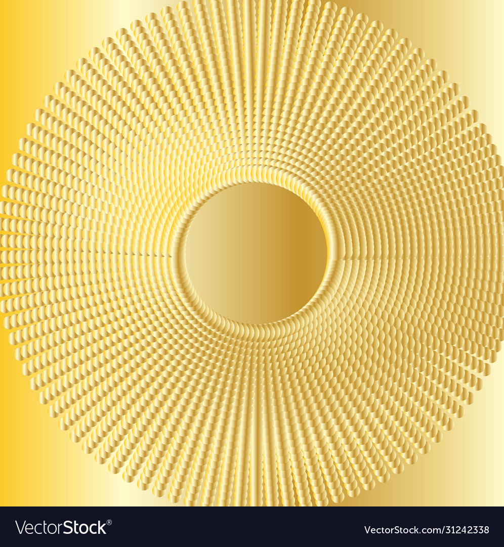 Golden circle Royalty Free Vector Image - VectorStock