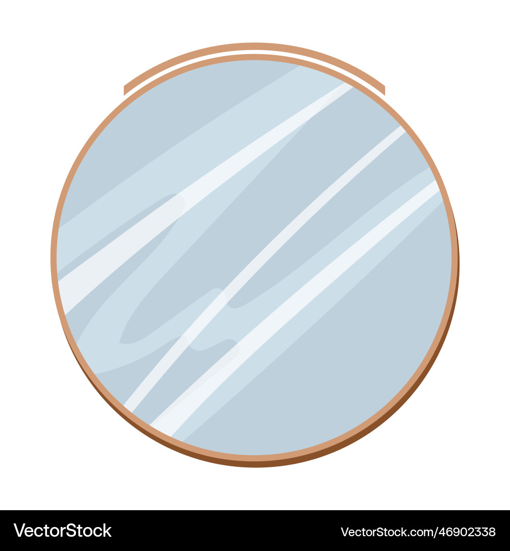 Mirror for home bathroom Royalty Free Vector Image