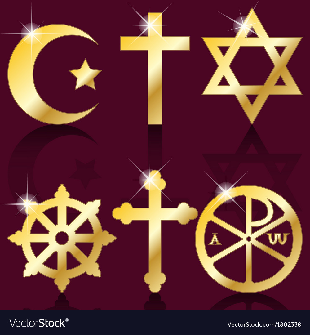 religious-symbols-royalty-free-vector-image-vectorstock