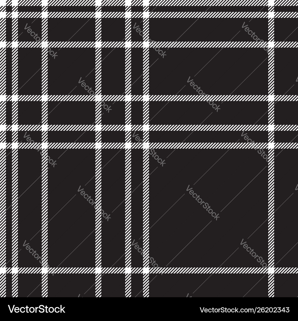 Black check diagonal seamless pattern Royalty Free Vector