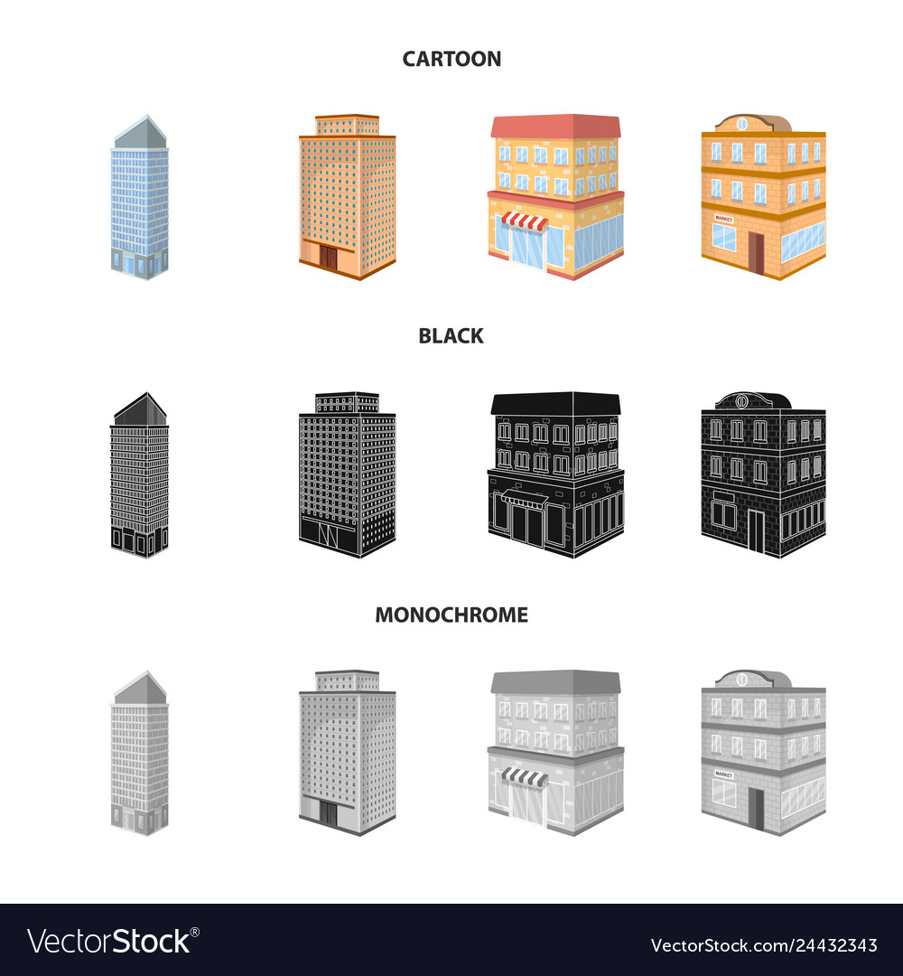 Design of construction and building symbol Vector Image