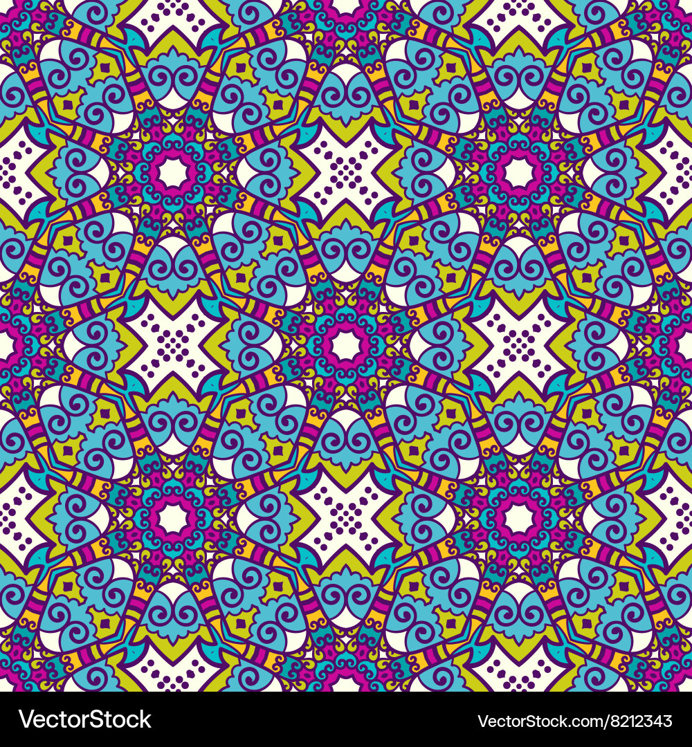 Ethnic seamless pattern Royalty Free Vector Image