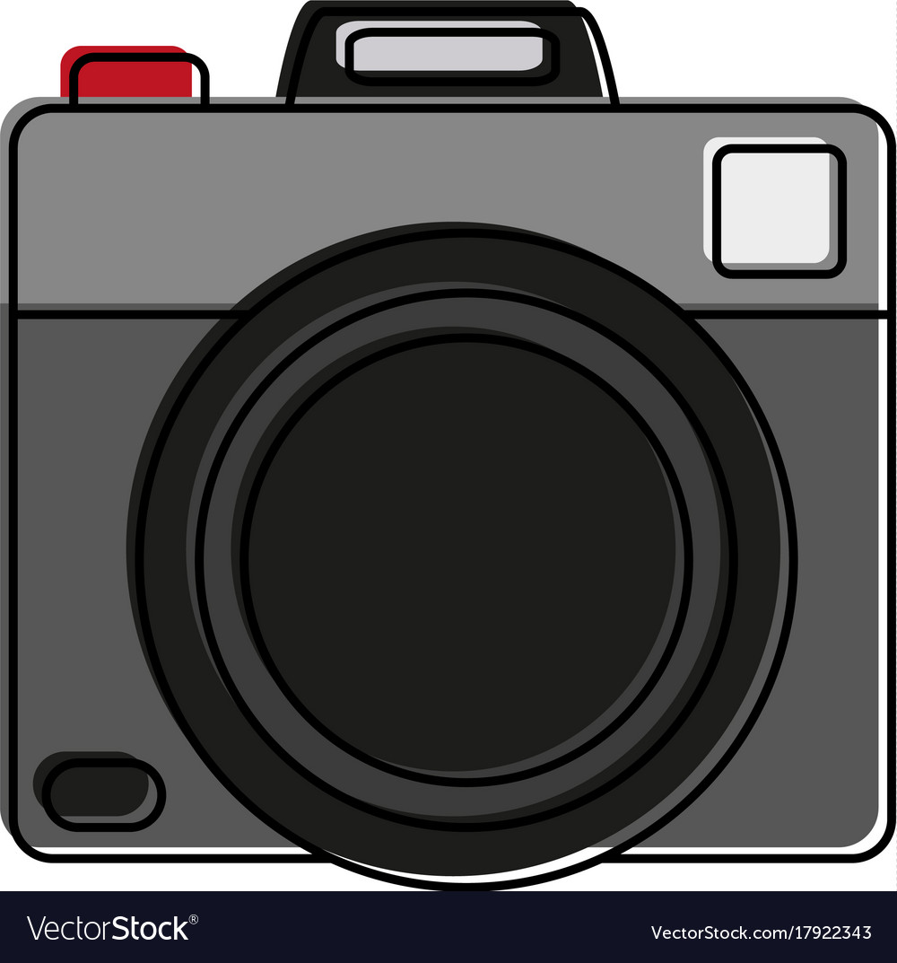 Photographic camera icon image Royalty Free Vector Image