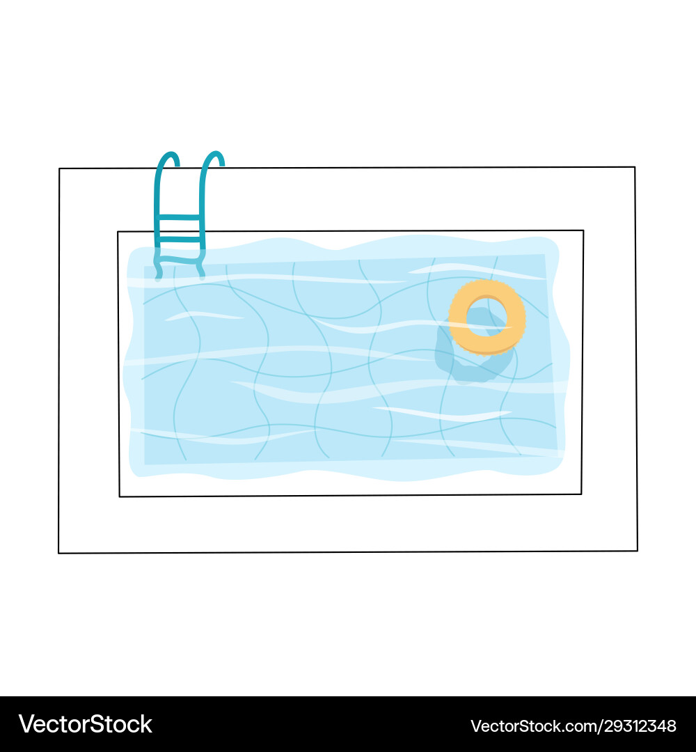 Swimming pool Royalty Free Vector Image - VectorStock
