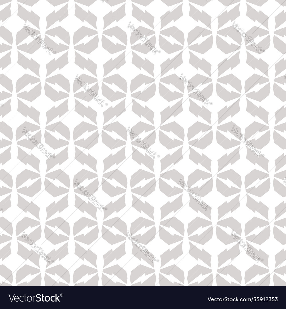 Seamless geometric pattern white and grey