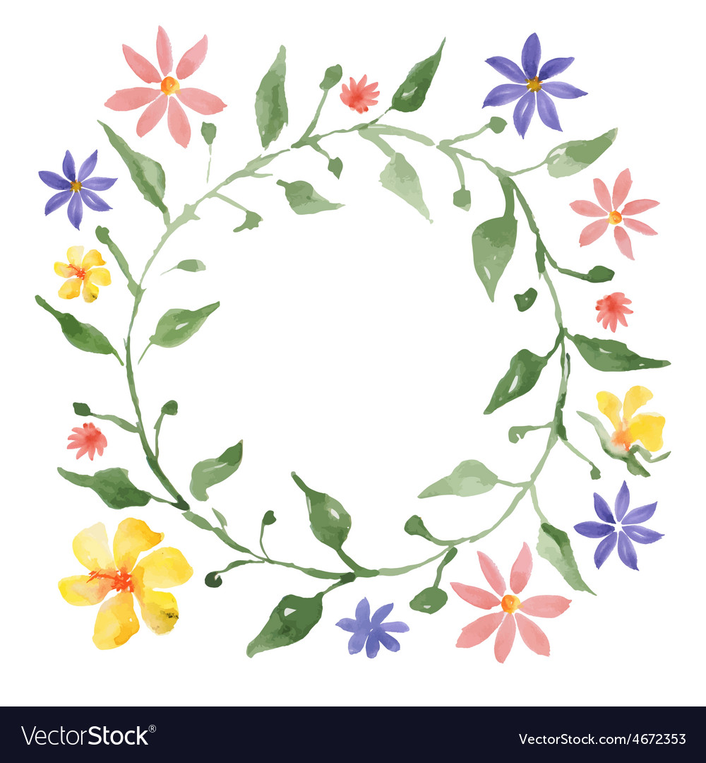 Wreath Royalty Free Vector Image - VectorStock