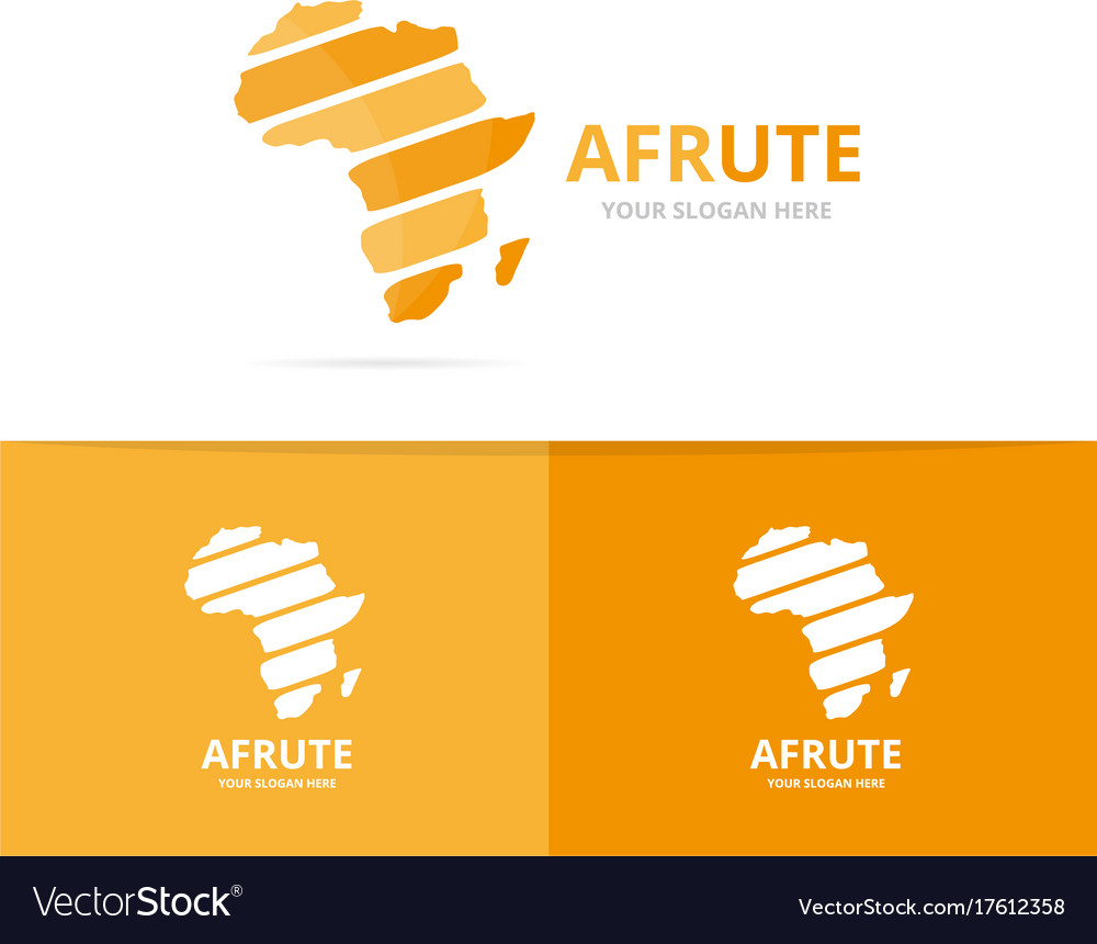 Africa Logo Combination Safari Symbol Or Vector Image