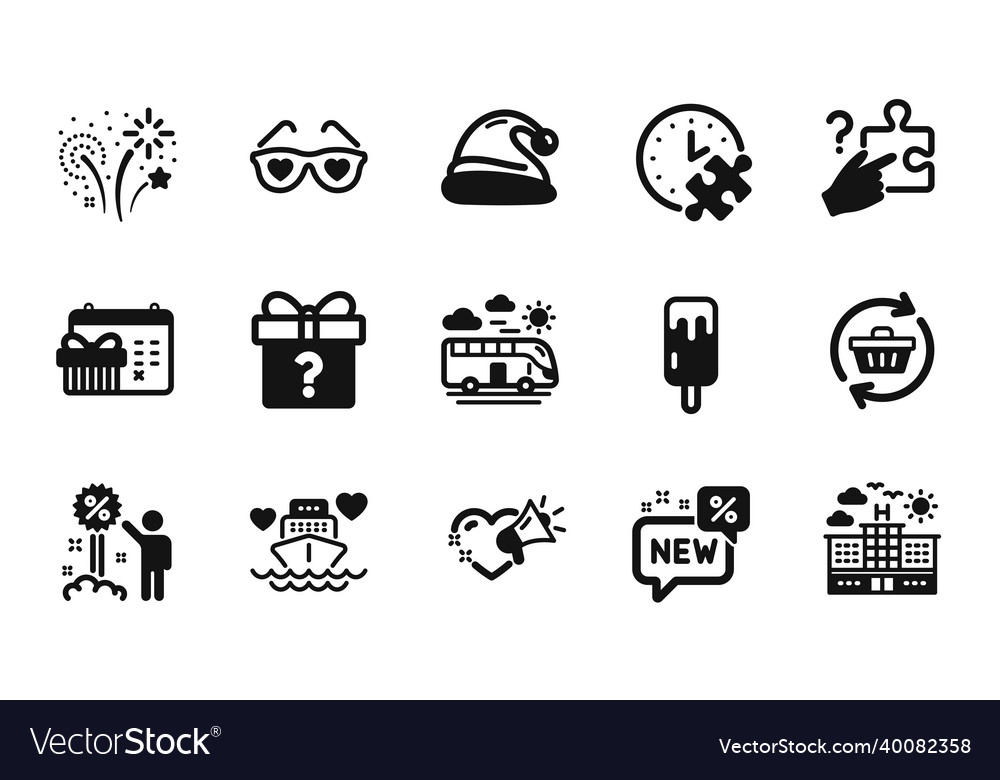 Set of honeymoon cruise search puzzle Royalty Free Vector