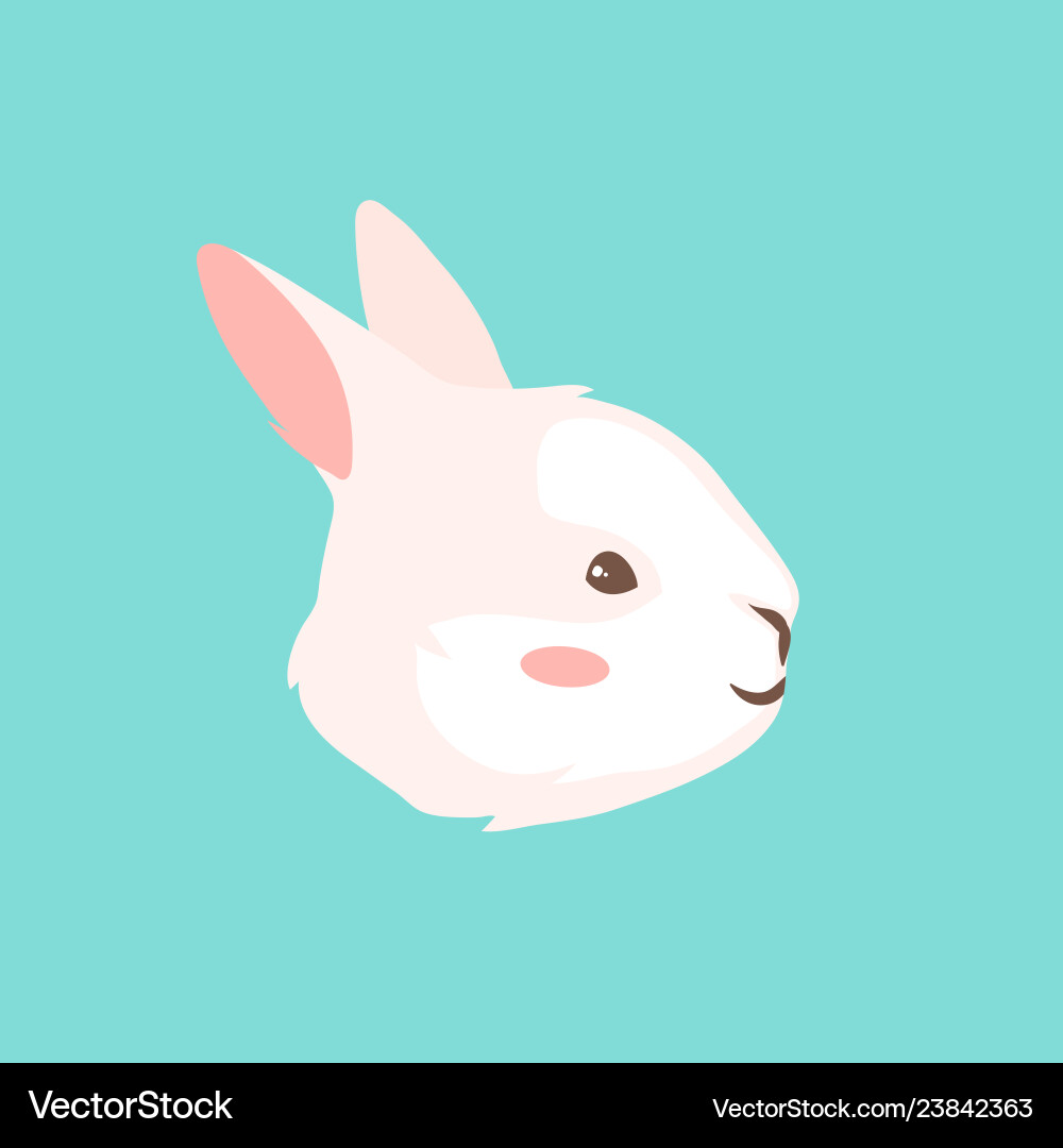 Cute easter bunny Royalty Free Vector Image - VectorStock