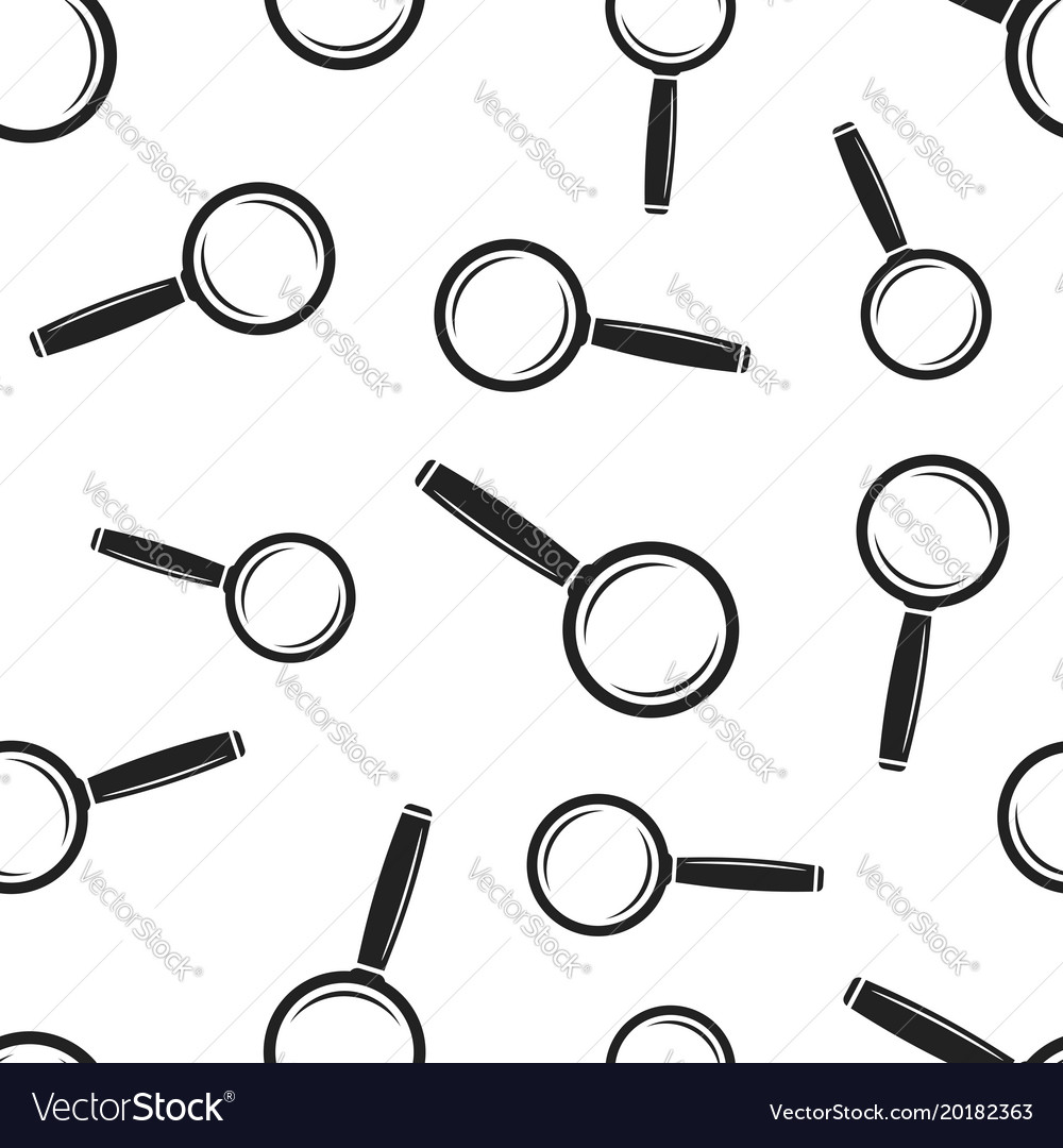 Loupe seamless pattern background business flat Vector Image