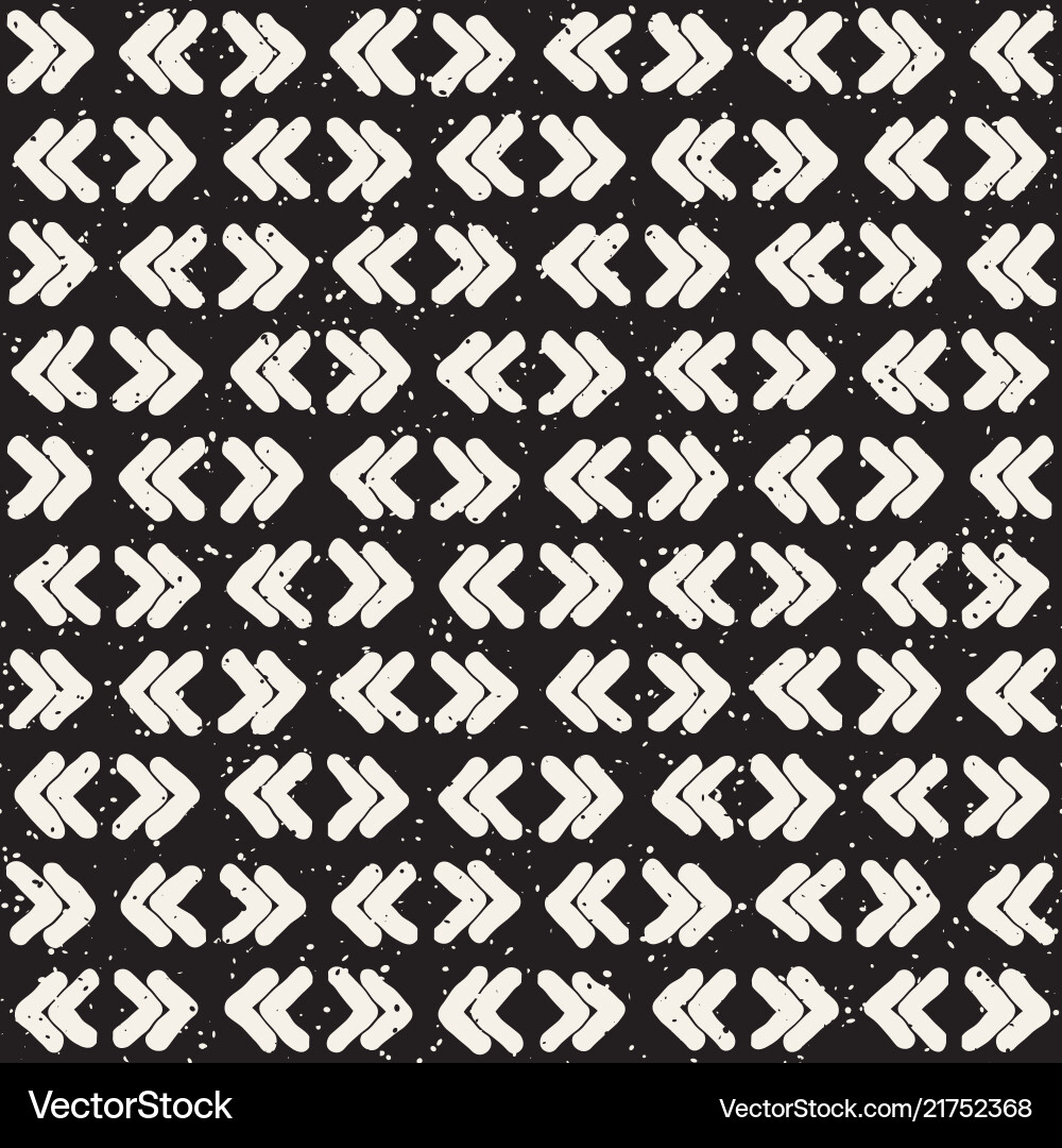 Hand drawn seamless pattern abstract geometric Vector Image
