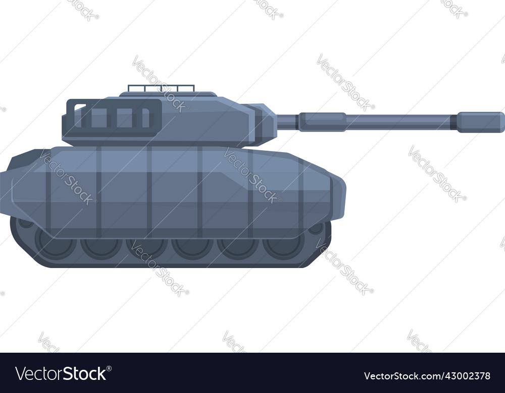 Armor battle tank icon cartoon military