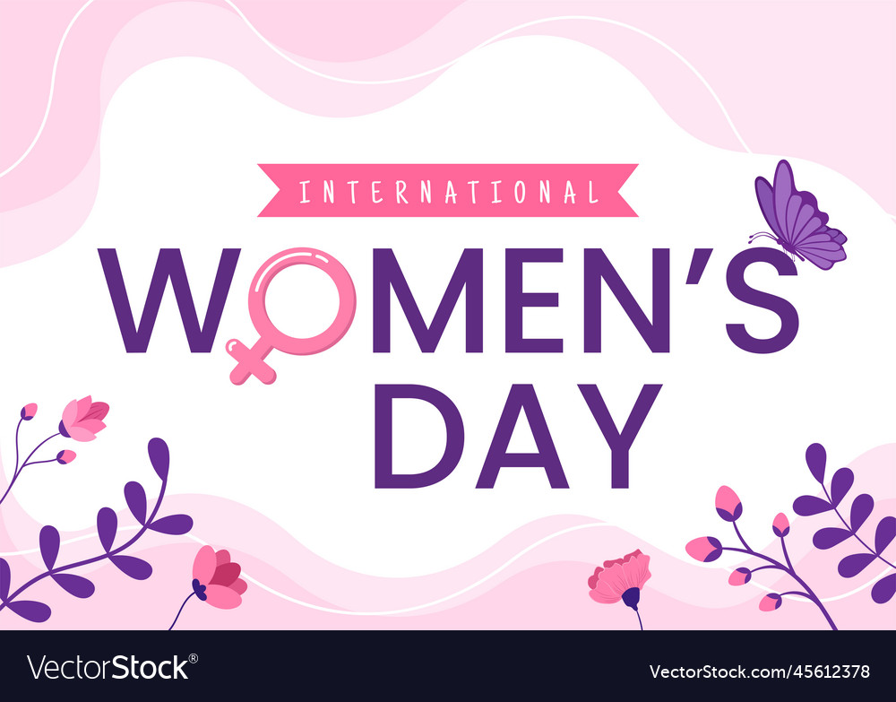 International womens day on march 8 to celebrate Vector Image