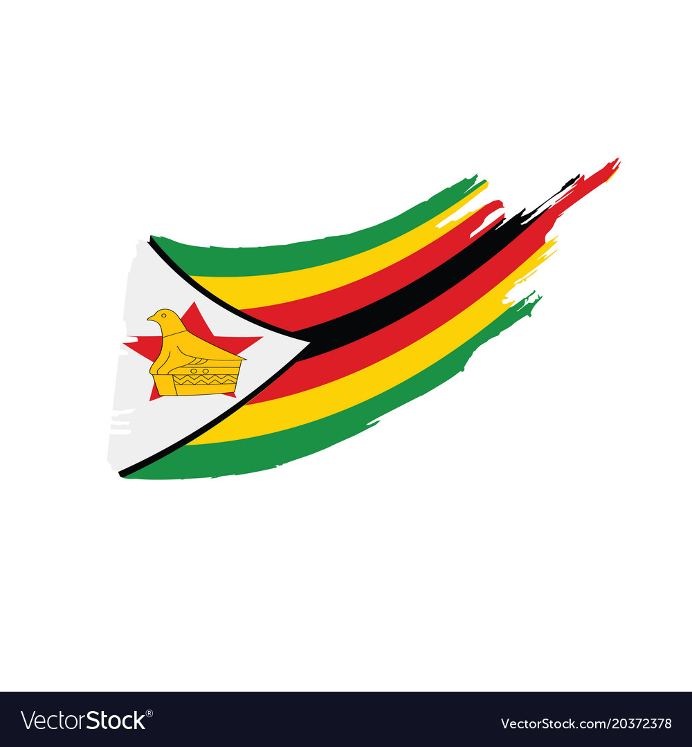 Zimbabwe Flag Royalty Free Vector Image Vectorstock