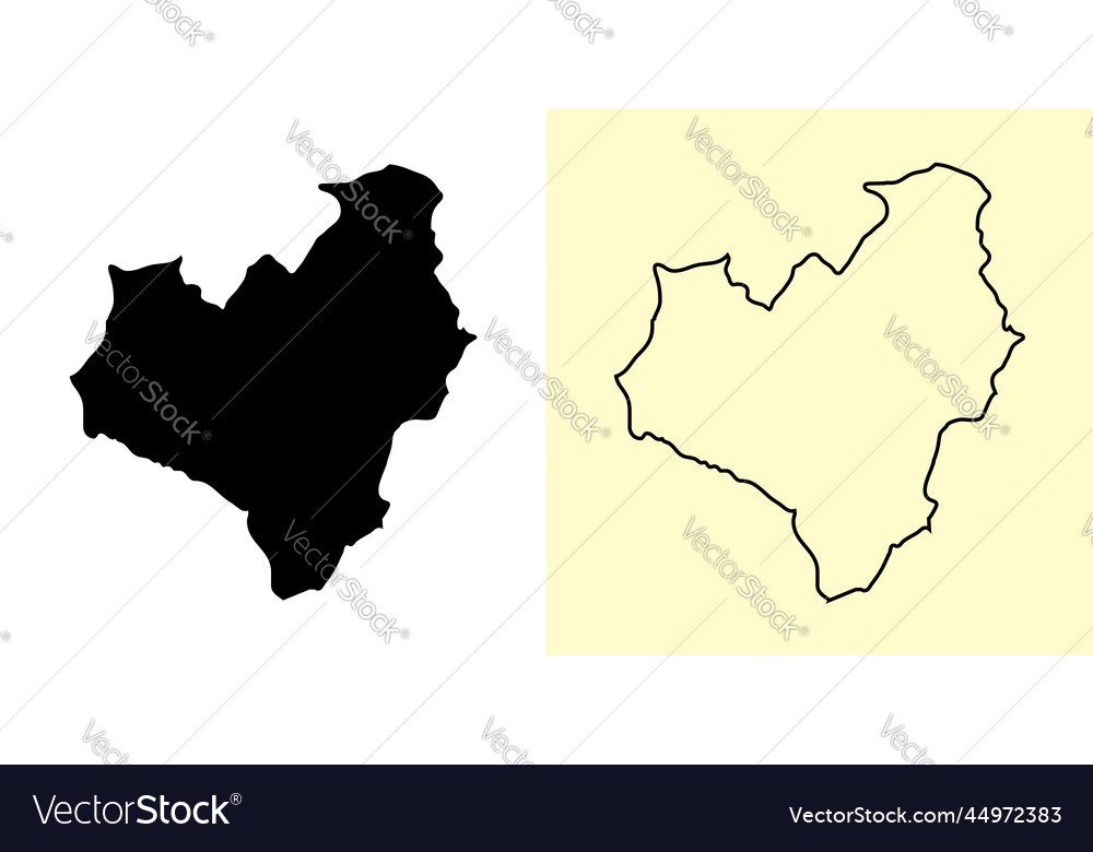 Anuradhapura map sri lanka asia filled Royalty Free Vector