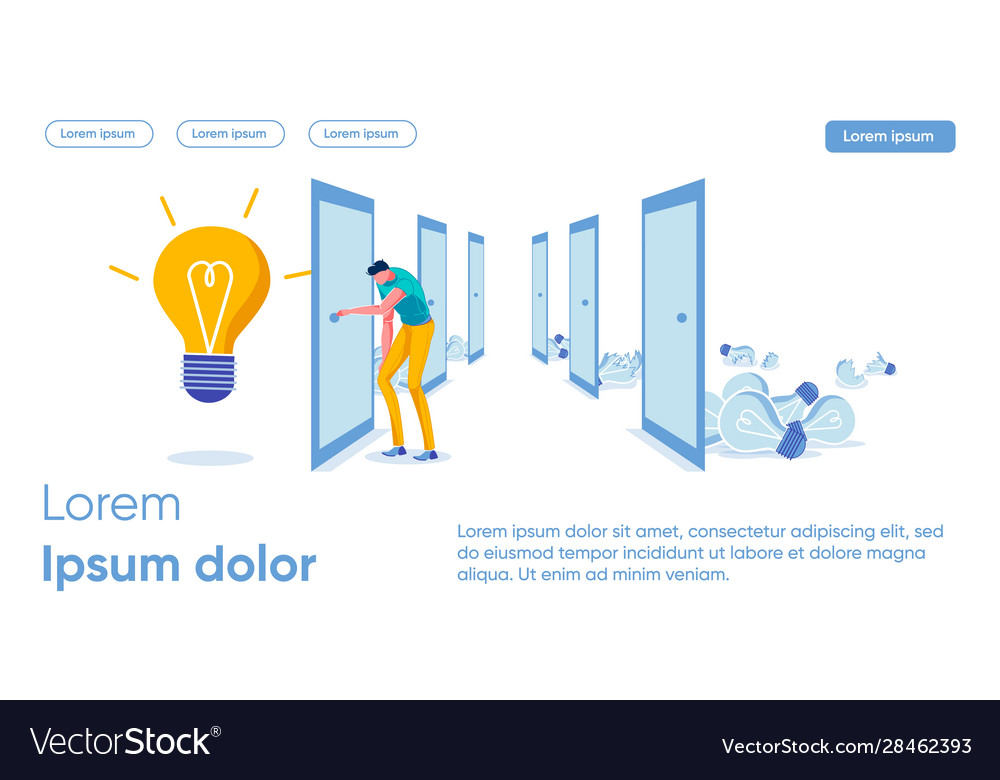 Banner Detecting Signs In New Object Or Idea Vector Image