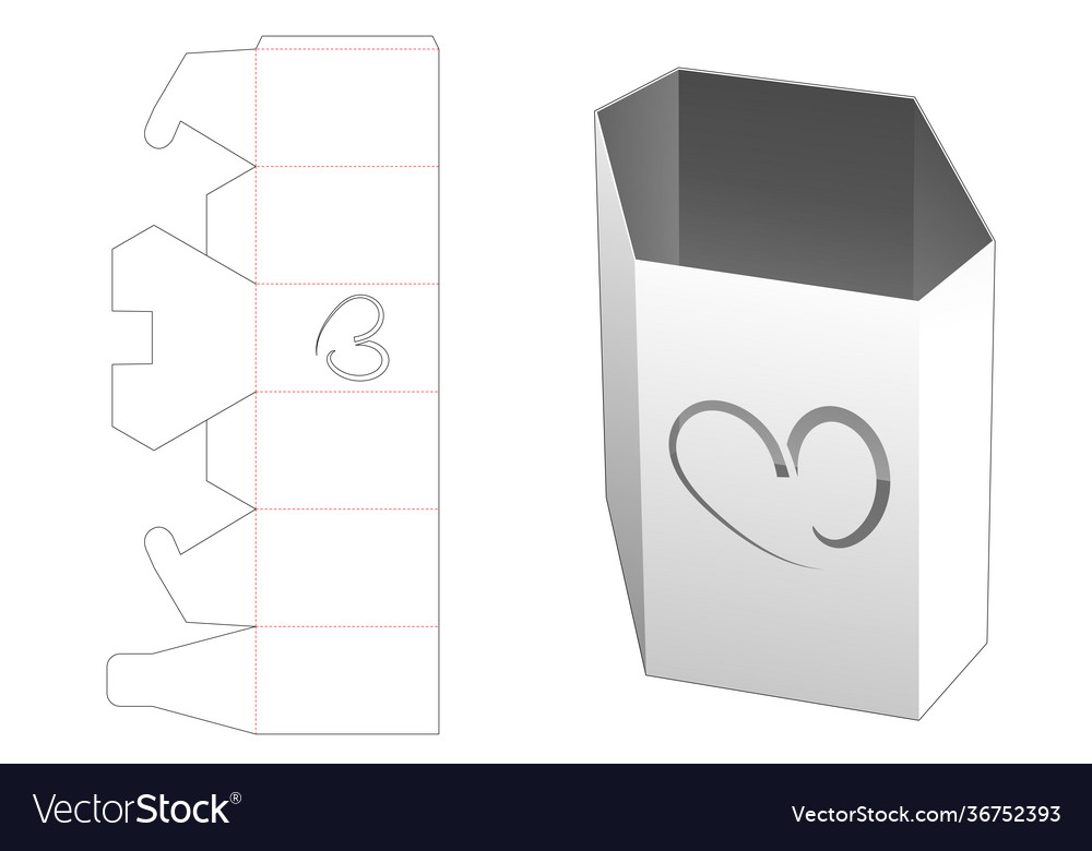 Heart trend cap cut шаблон