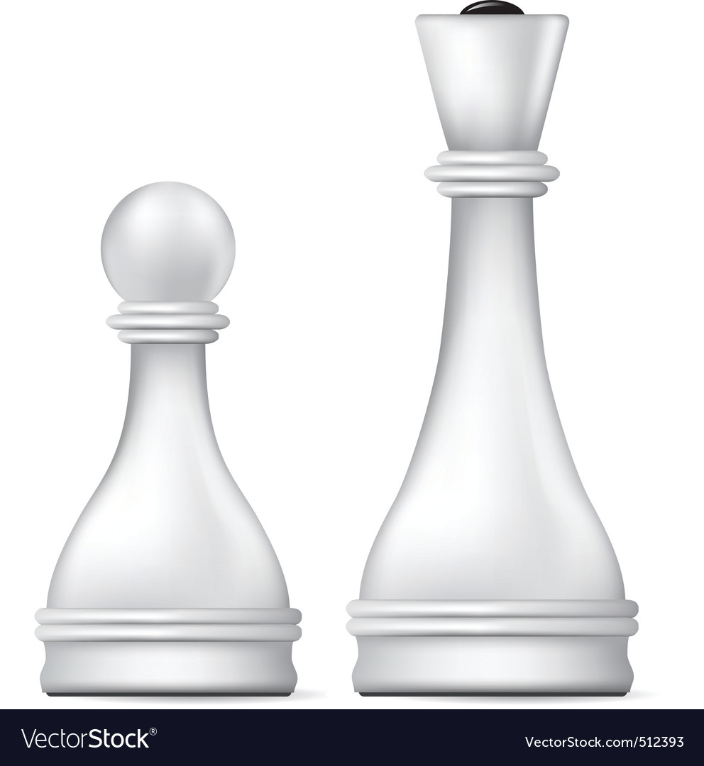 King and pawns Royalty Free Vector Image - VectorStock