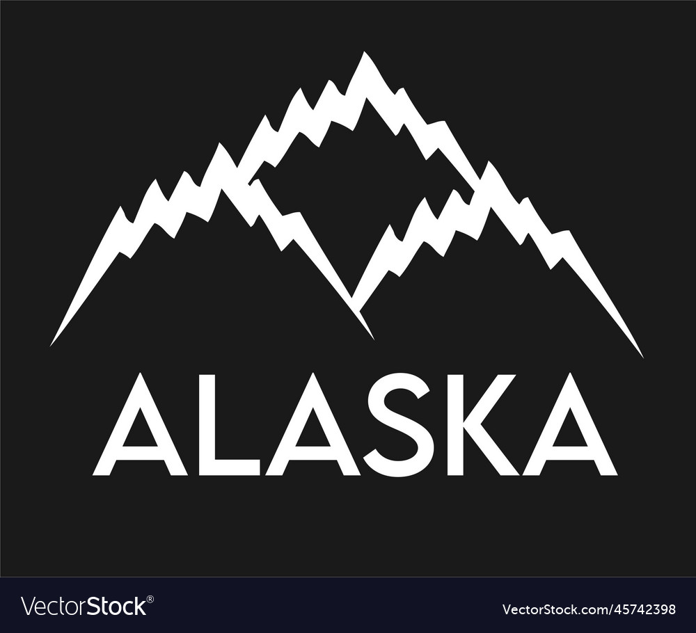 Alaska state Royalty Free Vector Image - VectorStock