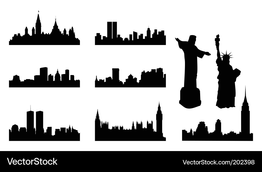 City Royalty Free Vector Image - VectorStock