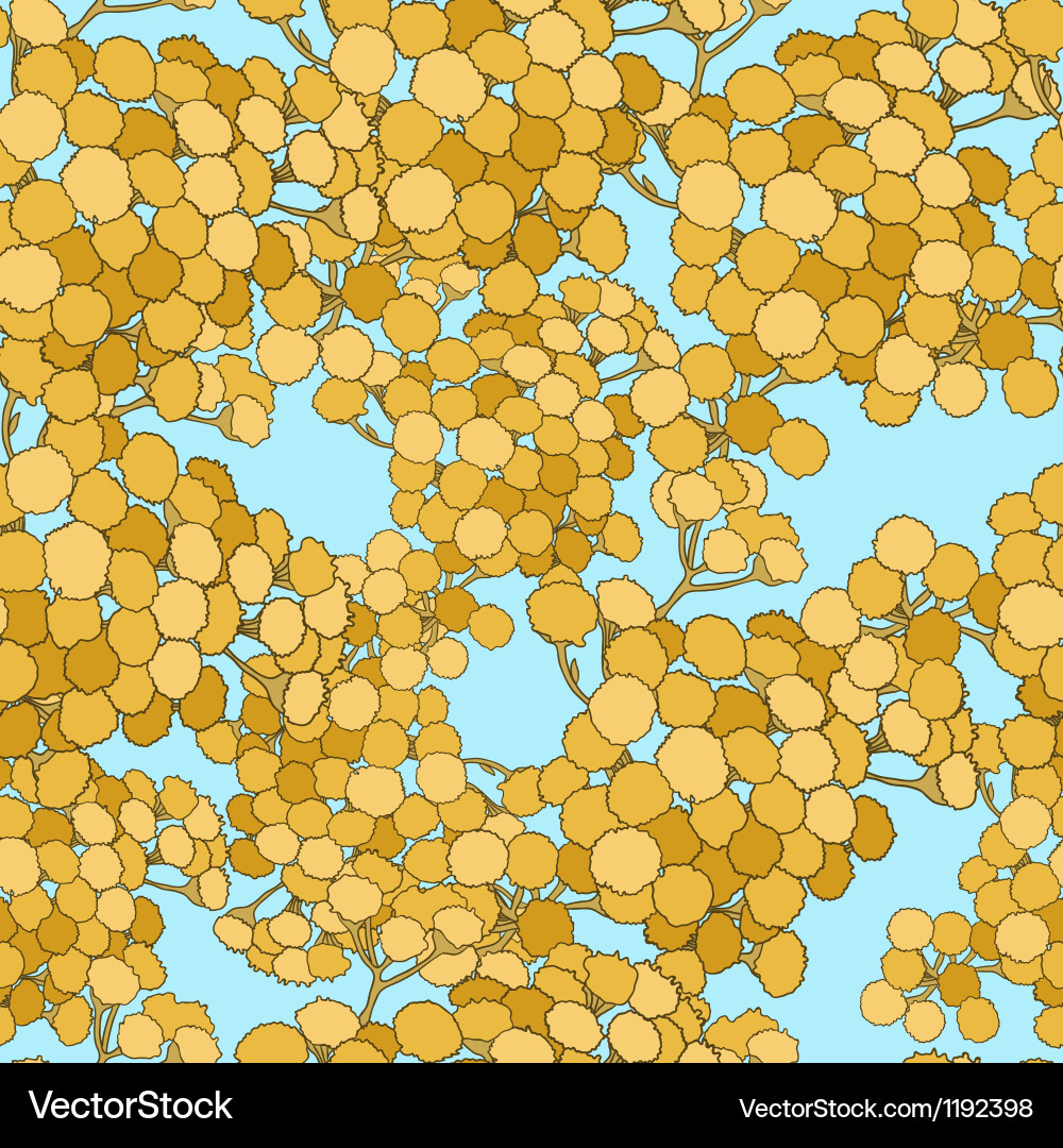 Seamless pattern with plants Royalty Free Vector Image
