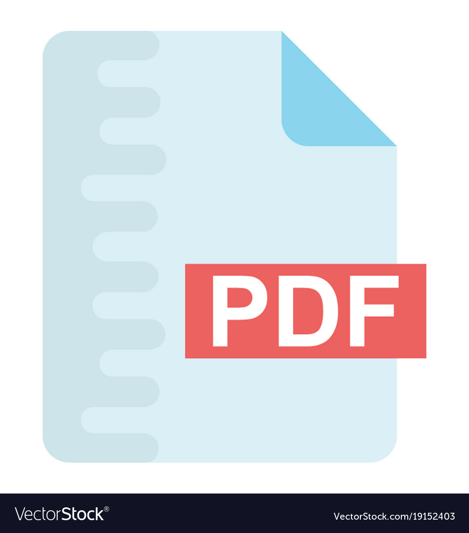 Pdf file Royalty Free Vector Image - VectorStock