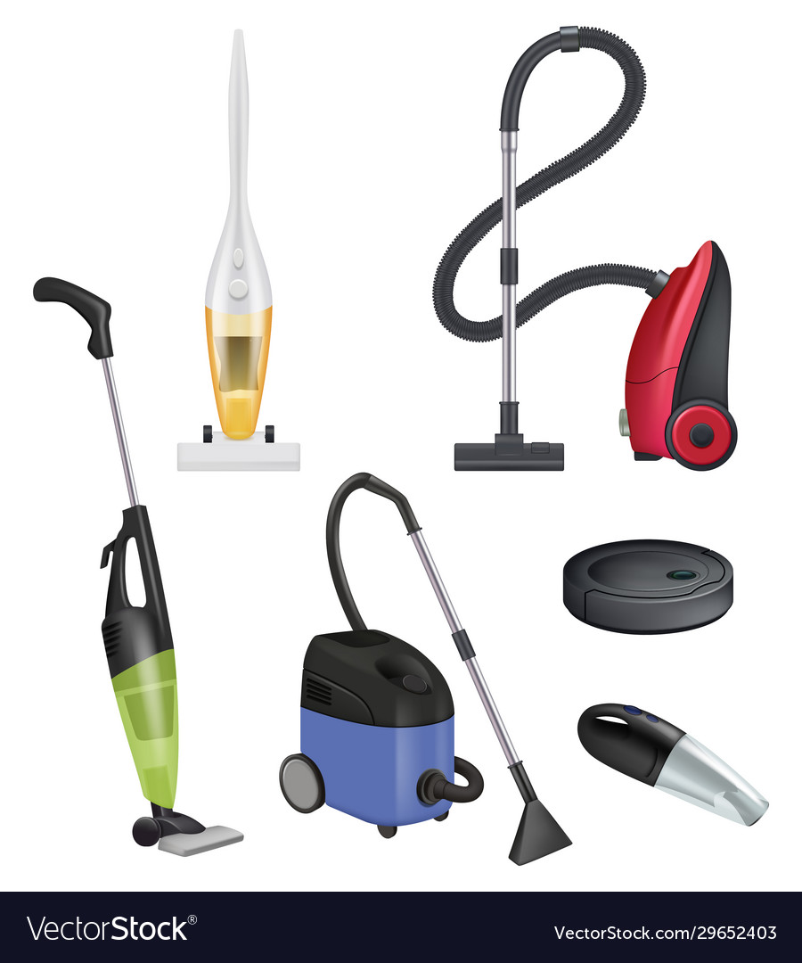 Vacuum cleaner modern carpet cleaner Royalty Free Vector