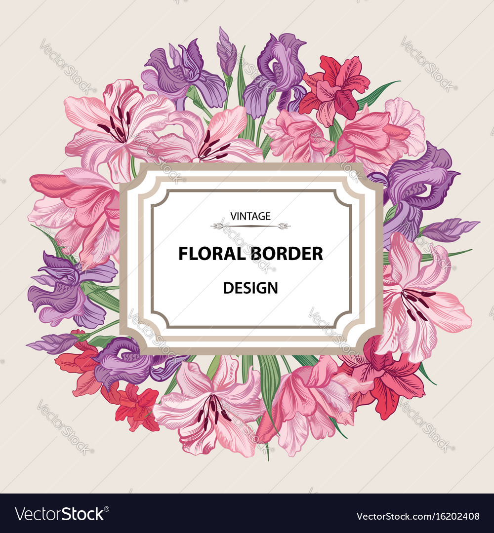 Floral background flower bouquet cover flourish