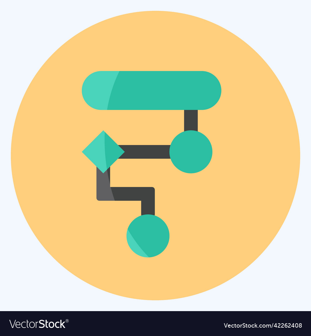 Icon design algorithm suitable for data analytics Vector Image