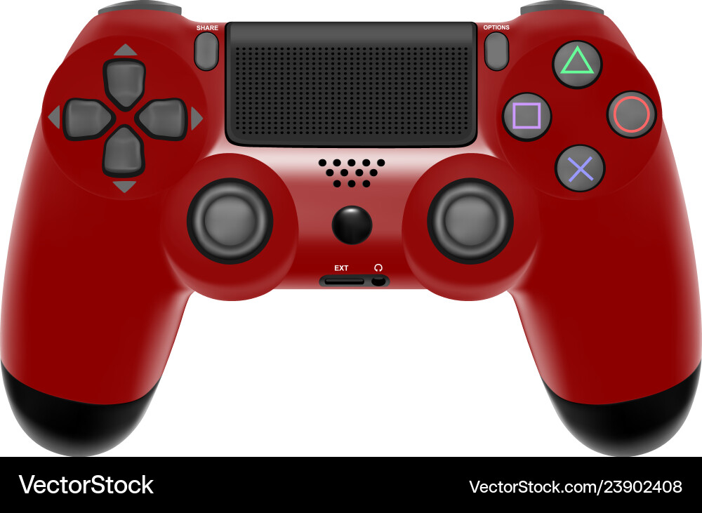 Joystick game Royalty Free Vector Image - VectorStock