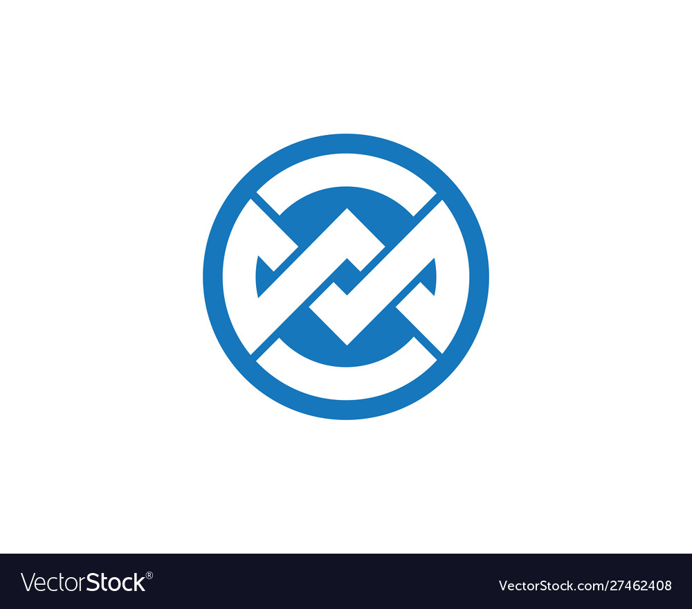 M letter logo template icon vector image M letter logo template icon