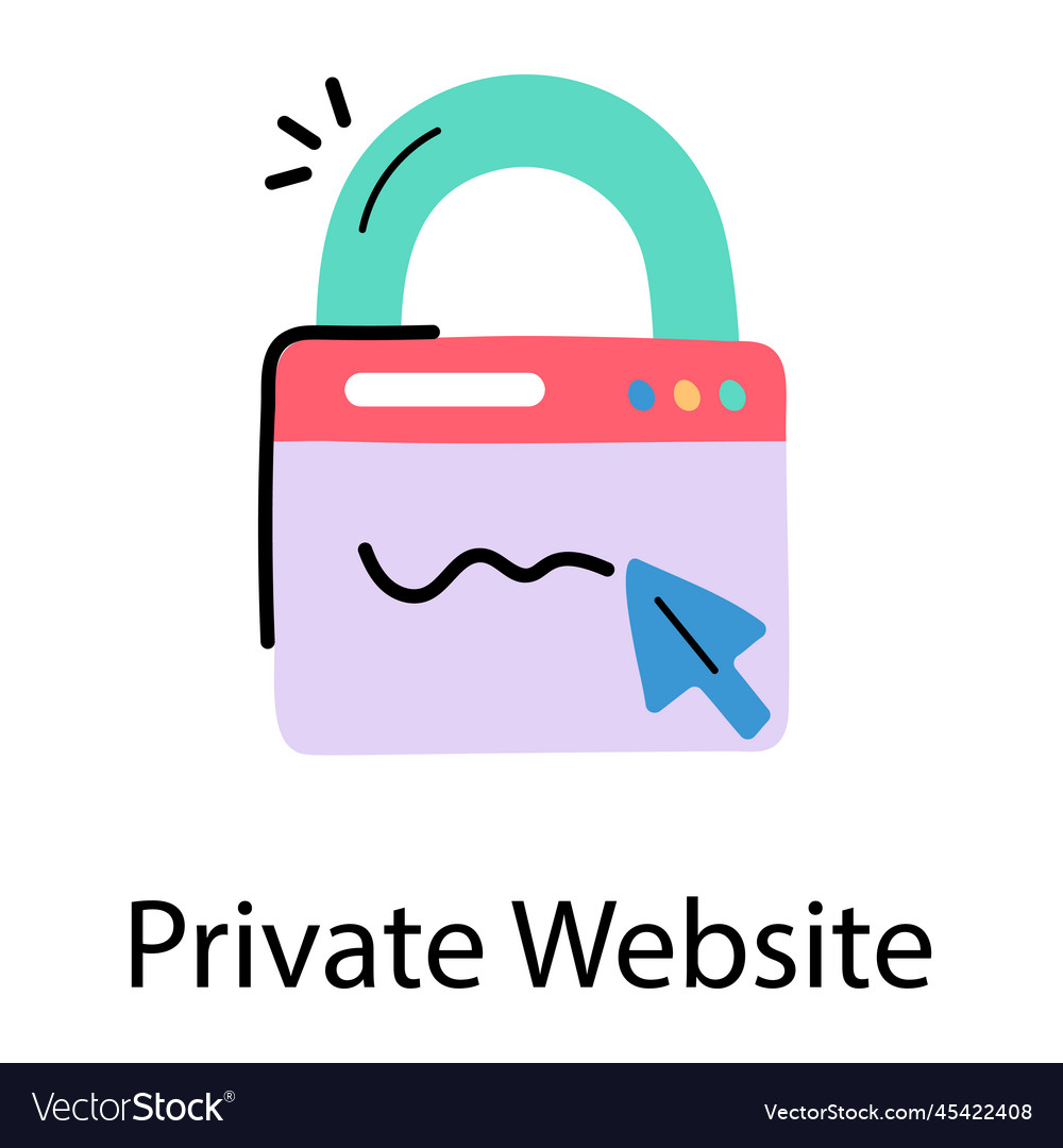 Private website